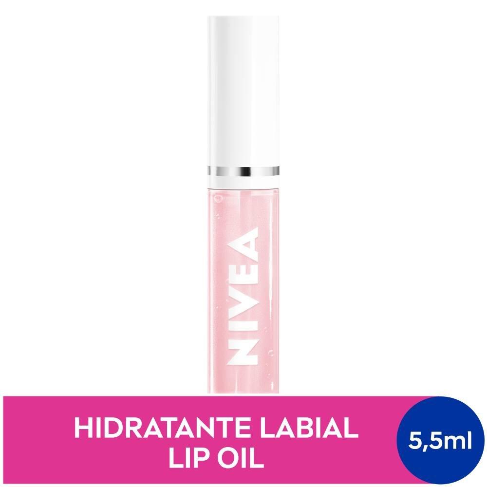 Hidratante Labial Nutritivo Nivea Lip Oil Natural Glow 5,5ml - 1