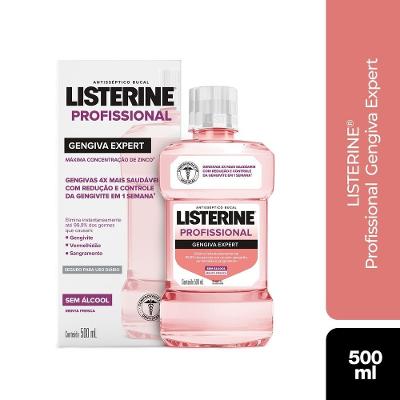 Enxaguante Bucal Listerine Profissional Gengiva Expert 500ml
