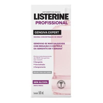 Enxaguante Bucal Listerine Profissional Gengiva Expert 500ml