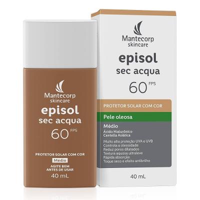 Protetor Solar Facial Episol Sec Acqua Fps 60 Médio 40ml
