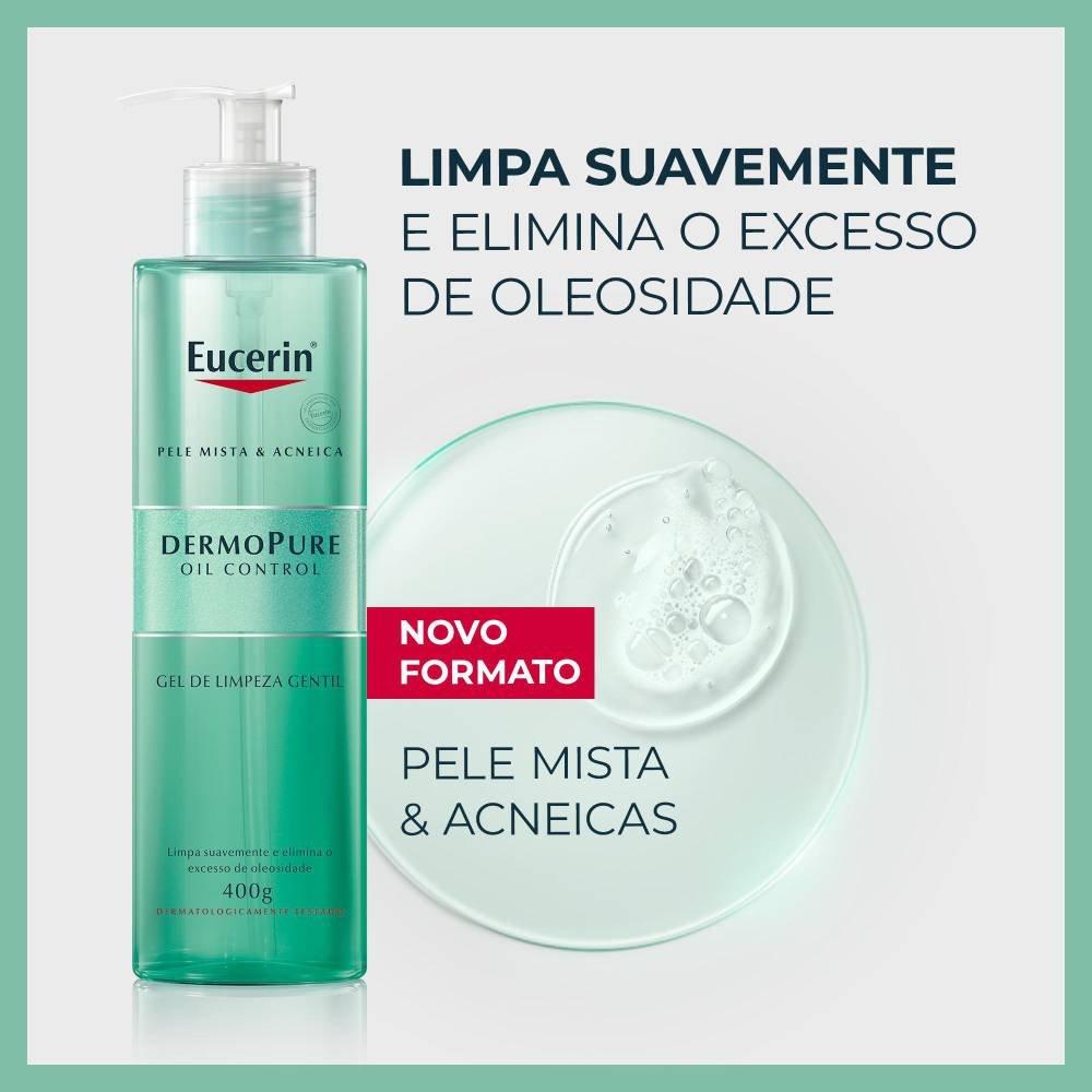 Gel De Limpeza Facial Eucerin Antiacne Dermo Pure Gentil 400g - 3