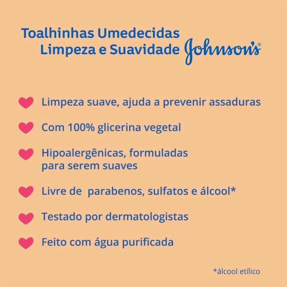 Lenços Umedecidos Johnsons Baby Limpeza E Suavidade Leve Mais Por Menos - 2