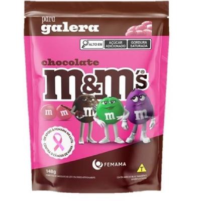 Chocolate M&ms Para A Galera Rosa 148g