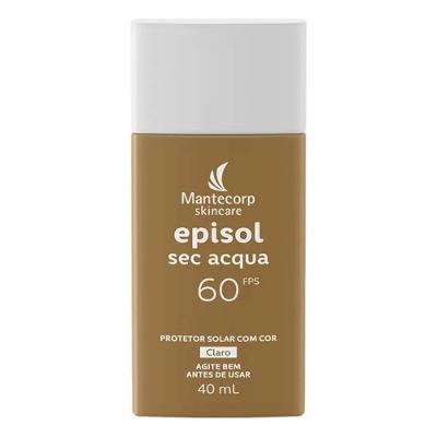 Protetor Solar Facial Episol Sec Acqua Fps 60 Claro 40ml