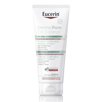 Creme Corporal Eucerin Antiacne Dermo Pure Efeito Triplo 200ml