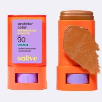 Protetor Solar Facial Stick Sallve Cor 7 Fps 90 15g - 2