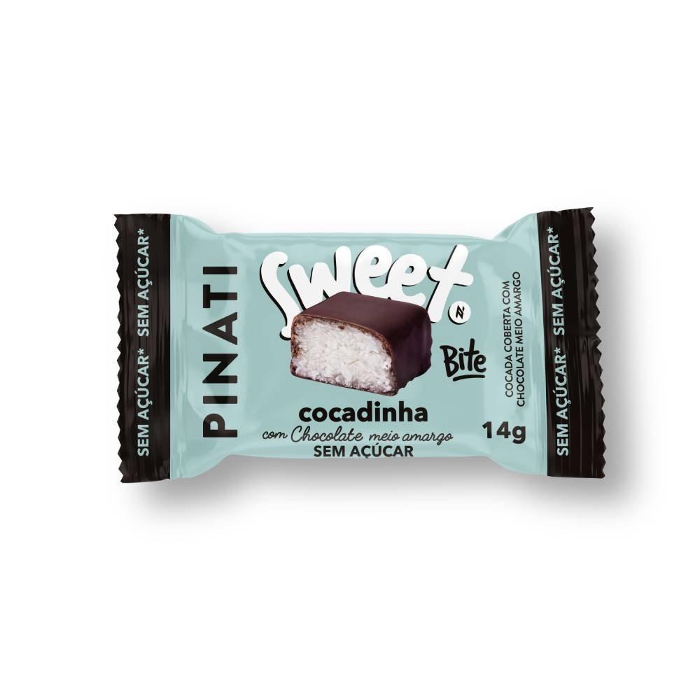 Bombom Cocada Com Chocolate Sweet Bite Pinati 14g - 1