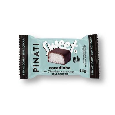 Bombom Cocada Com Chocolate Sweet Bite Pinati 14g