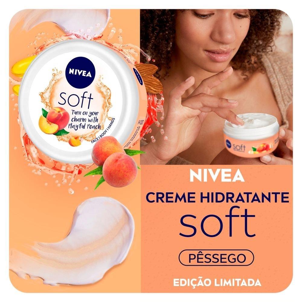 Creme Hidratante Nivea Soft Pote Pêssego 97g - 3