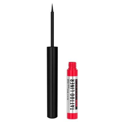 Delineador Líquido Maybelline Tattoo Liner Preto 48h De Duração 2ml