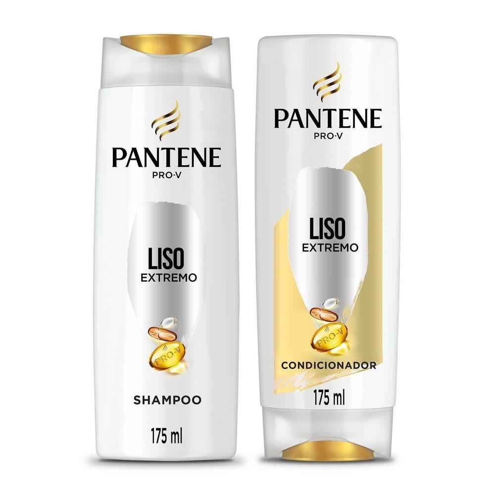 Kit Pantene Liso Extremo Shampoo 175ml + Condicionador 175ml - 1