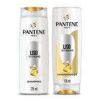 Kit Pantene Liso Extremo Shampoo 175ml + Condicionador 175ml - 1