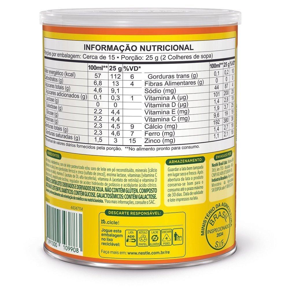 Composto Lácteo Ninho Zero Lactose Lata 380g - 3