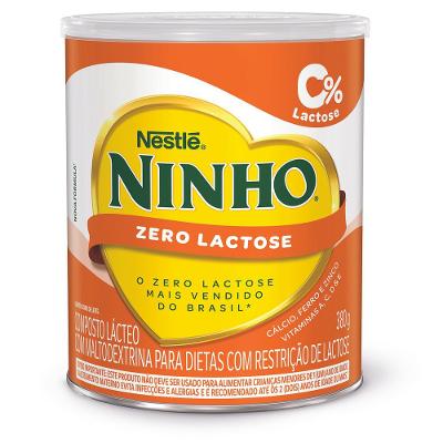 Composto Lácteo Ninho Zero Lactose Lata 380g
