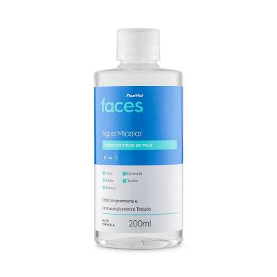 Água Micelar Panvel Faces Todos Os Tipos De Pele 200ml