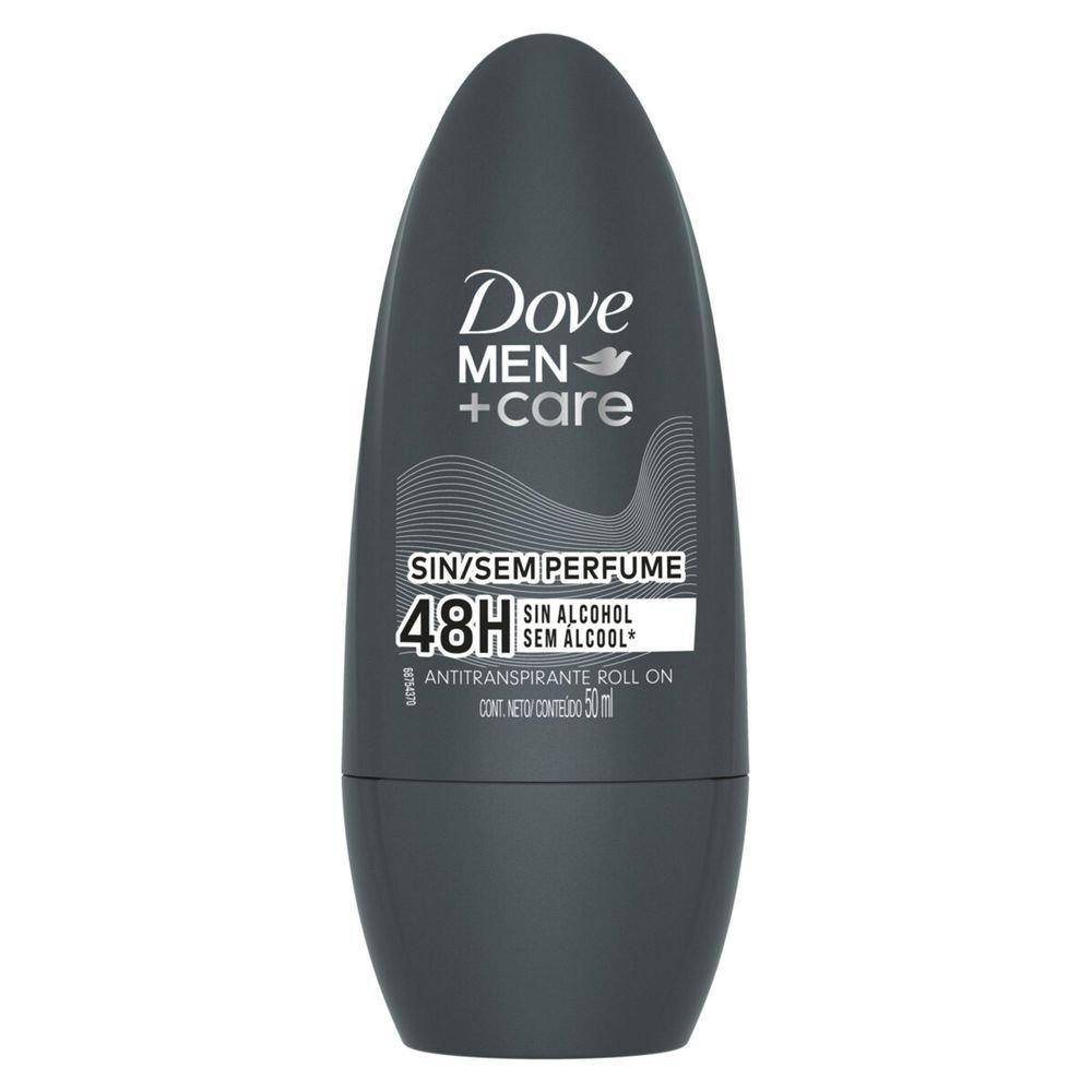 Desodorante Antitranspirante Roll On Dove Men+care Sem Perfume 50ml - 4
