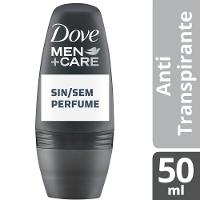 Desodorante Antitranspirante Roll On Dove Men+care Sem Perfume 50ml - 1