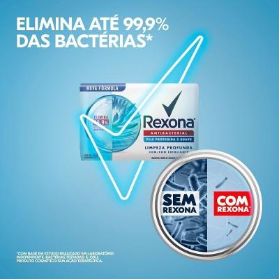 Sabonete Em Barra Rexona Antibacterial Limpeza Profunda 84g