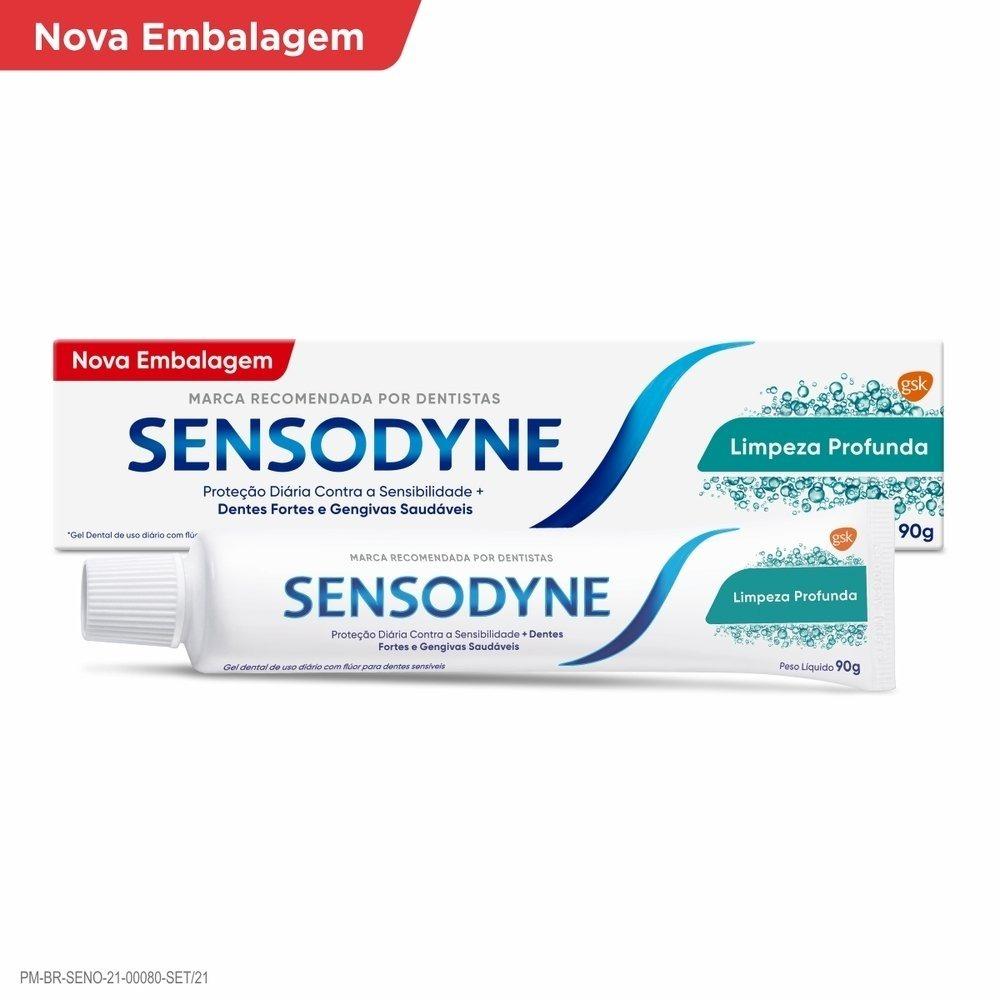 Pasta De Dente Para Sensibilidade Nos Dentes Sensodyne Limpeza Profunda 90g - 2