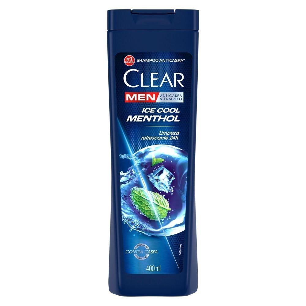 Shampoo Anticaspa Clear Men Ice Cool Menthol 400ml - 2