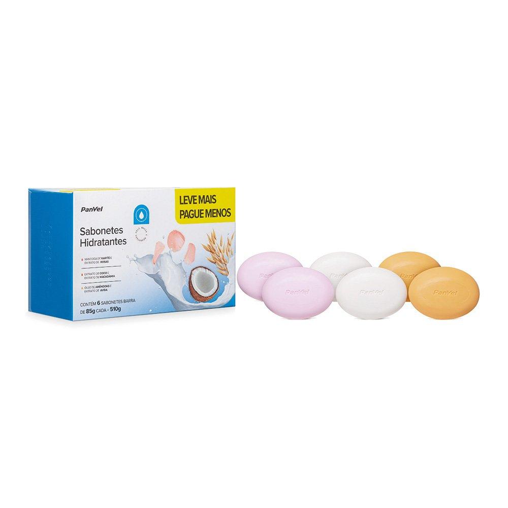 Kit Sabonete Em Barra Hidratante Panvel 6 Unidades 85g Cada - 2