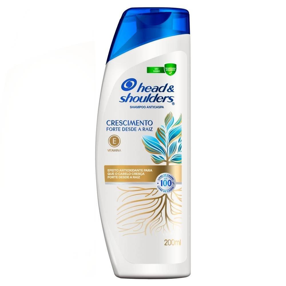 Shampoo Anticaspa Head & Shoulders Crescimento Desde A Raiz Vitamina E 200ml - 1