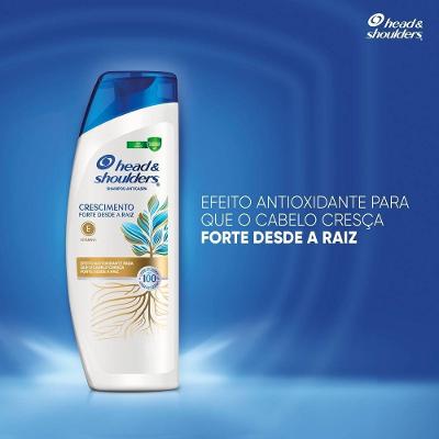 Shampoo Anticaspa Head & Shoulders Crescimento Desde A Raiz Vitamina E 200ml