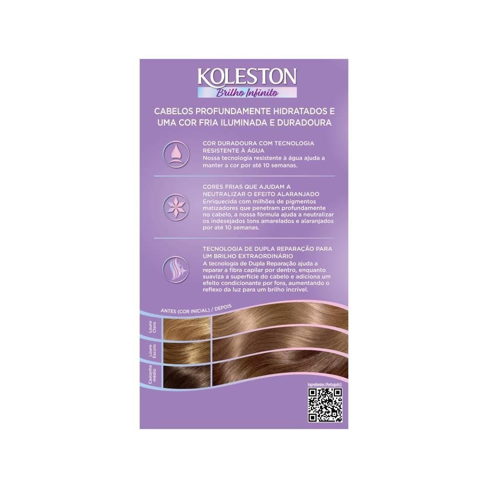 Tintura Koleston 818 Louro Claro Perolado - 4