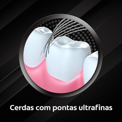 Kit Escova Dental Colgate Slim Soft Carvão 3 Unidades