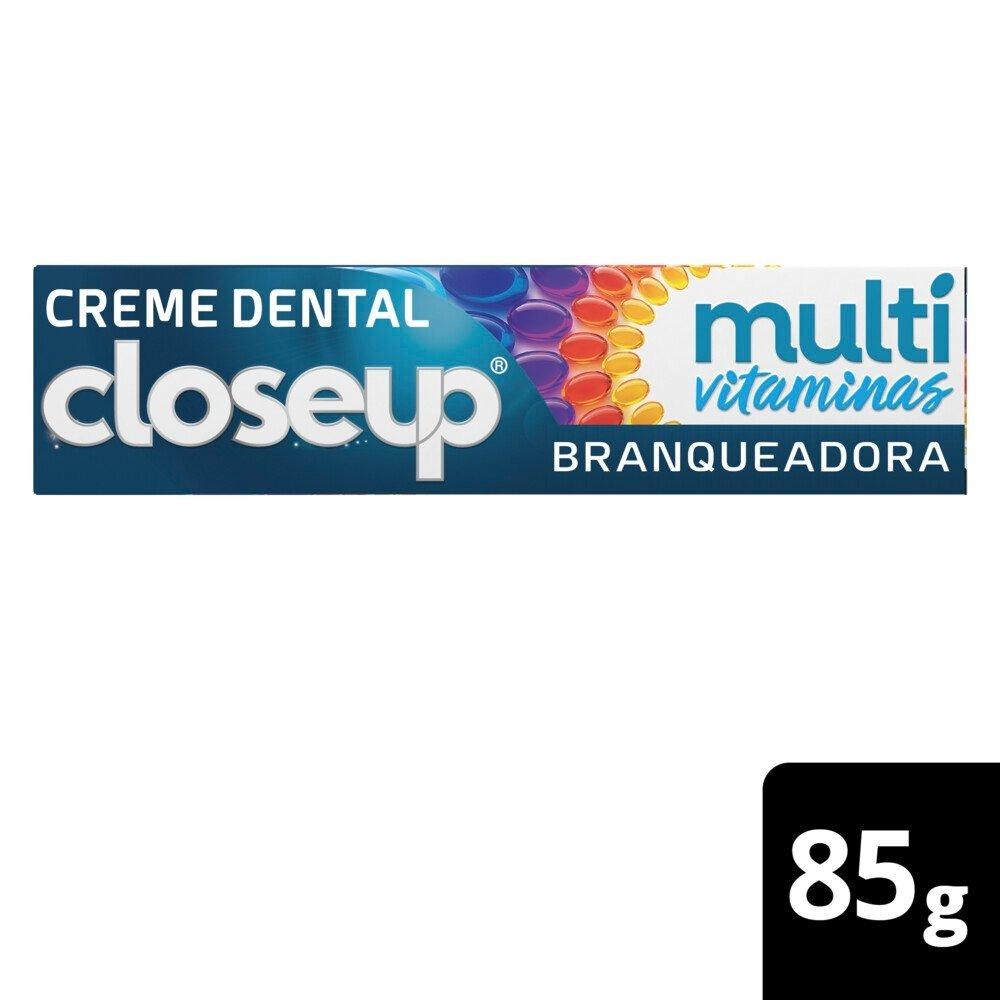 Creme Dental Close Up Multi Vitaminas +12 Benefícios Branqueadora 85g - 1