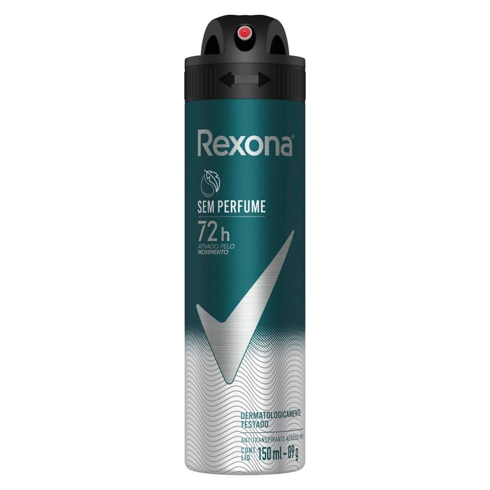 Desodorante Aerosol Rexona Men Sem Perfume 150ml - 2