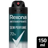 Desodorante Aerosol Rexona Men Sem Perfume 150ml - 1