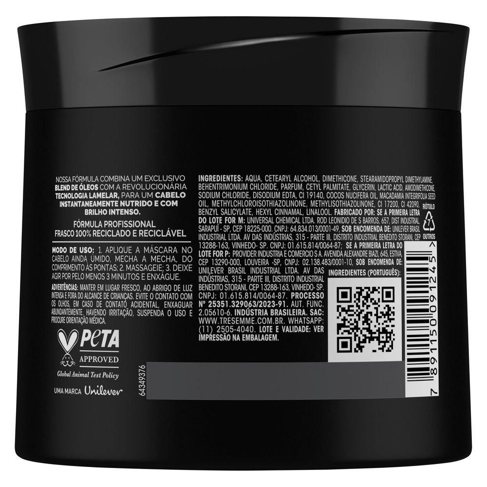 Mascara De Tratamento Tresemme Brilho Lamelar 400g - 3