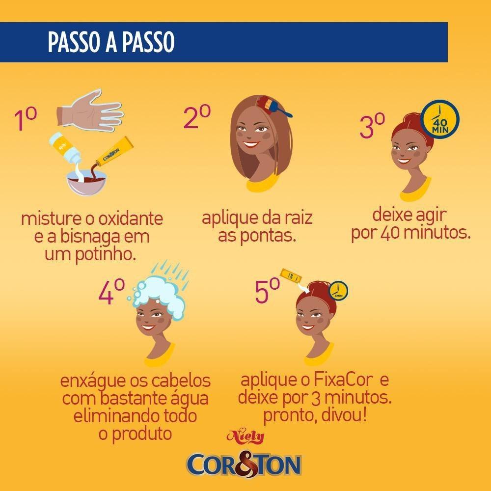 Tintura Niely Cor E Ton Castanho Claro 5.0 - 3