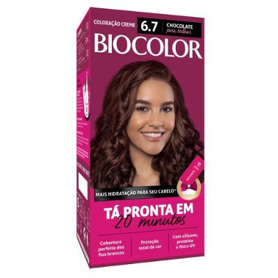 Mini Kit Tinta De Cabelo Biocolor Marrom Natural Irresistível 6.7