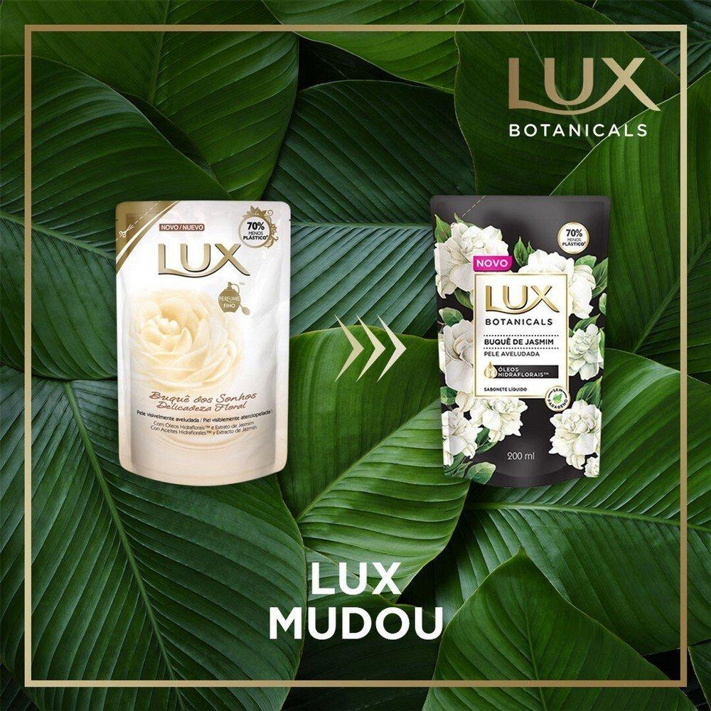 Sabonete Líquido Lux Botanicals Buquê De Jasmim 200ml - Refil - 5