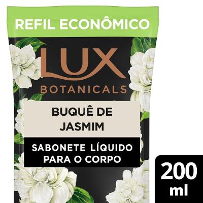 Sabonete Líquido Lux Botanicals Buquê De Jasmim 200ml - Refil