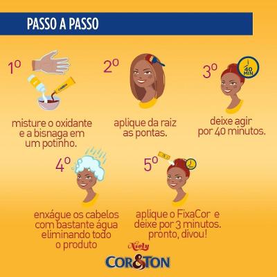 Tintura Niely Cor E Ton Castanho Médio 4.0