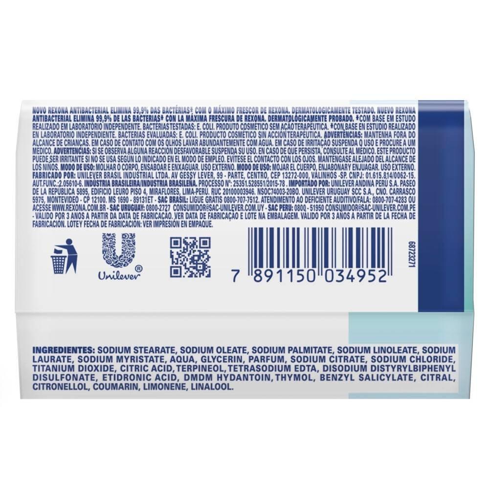 Sabonete Em Barra Rexona Antibacterial Fresh 84g - 5