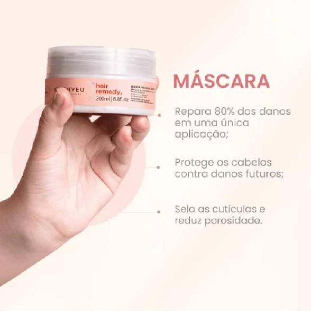 Máscara De Tratamento Cadiveu Essentials Hair Remedy 200ml - 2