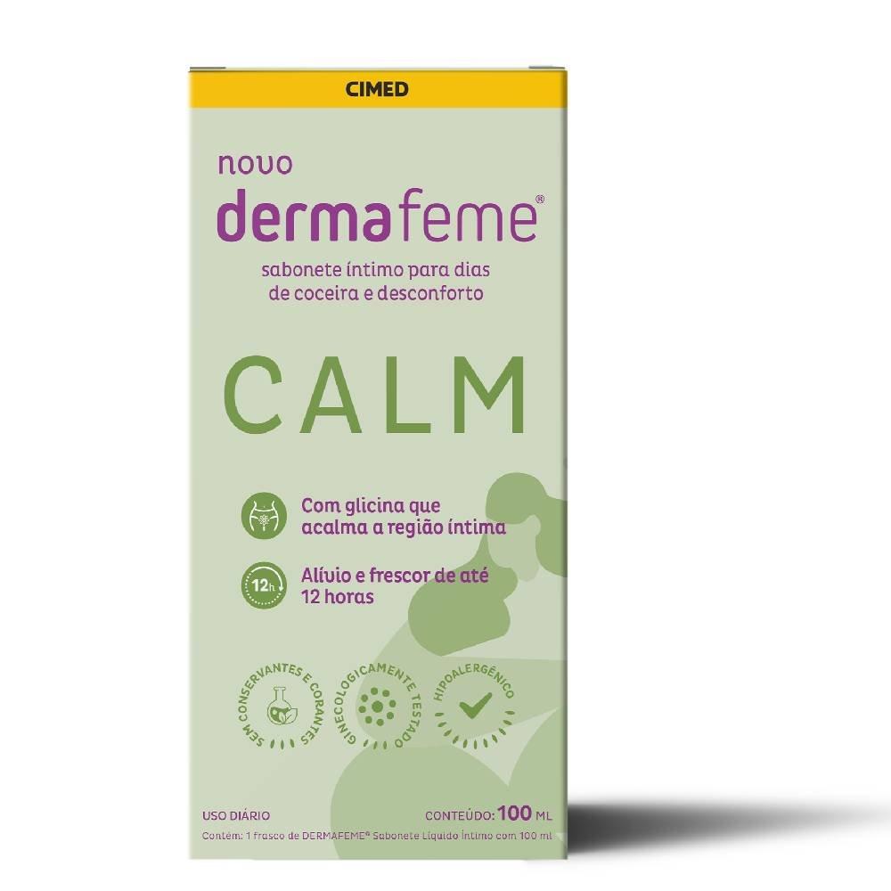 Sabonete Liquido Intimo Dermafeme Calm 100ml - 1