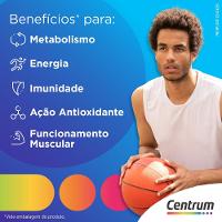 Kit Centrum Homem Multivitamínico De A A Zinco Com Vitaminas E Minerais Com 30+60 Comprimidos - 4
