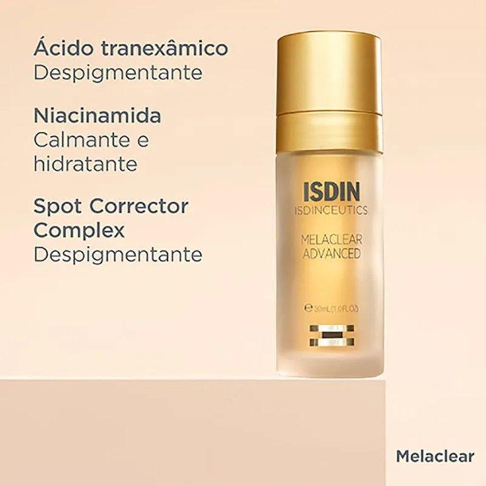 Refil Sérum Facial Clareador Anti-idade Isdin Isdinceutics Melaclear Advanced 30ml - 3