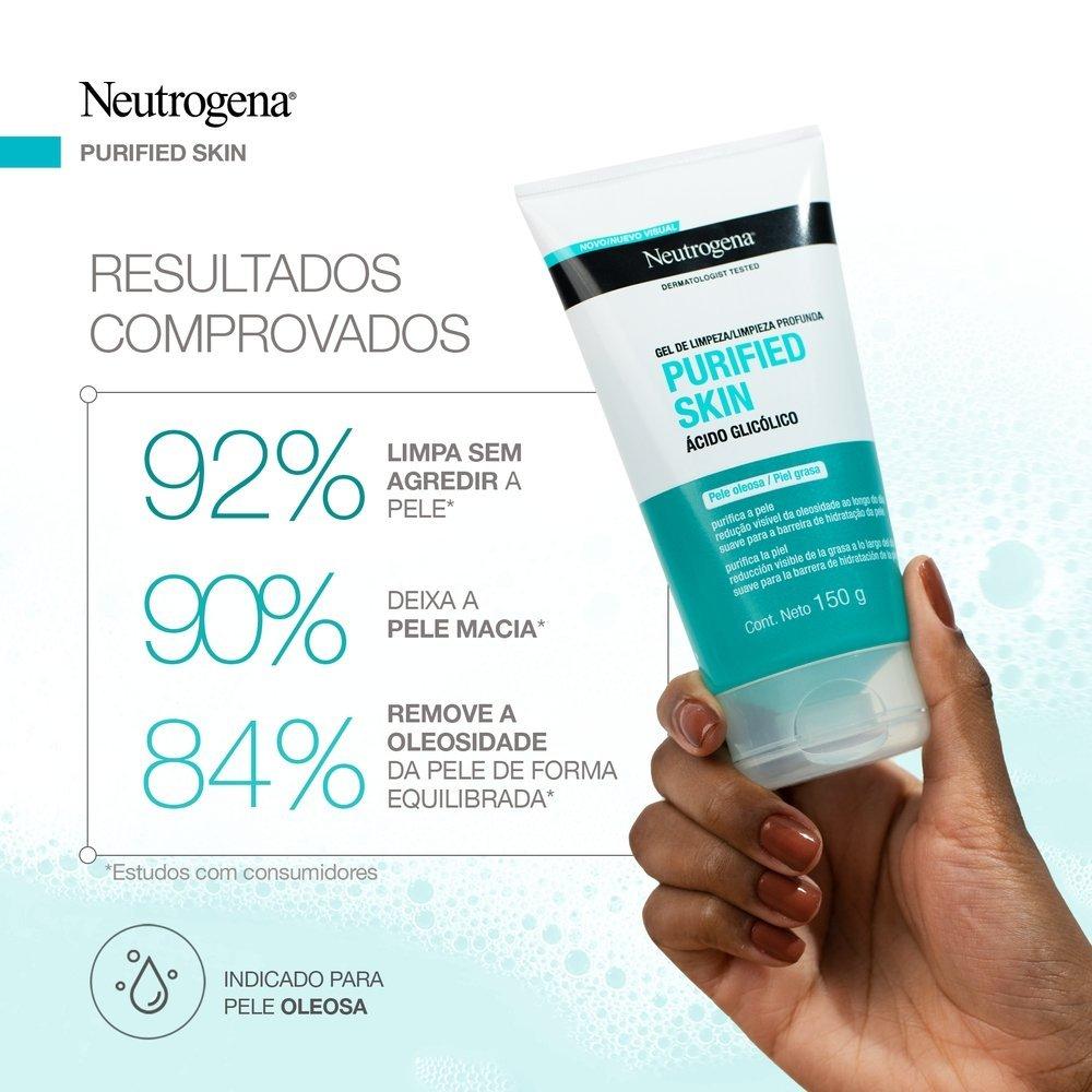 Gel De Limpeza Facial Neutrogena Purified Skin 150g - 3