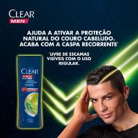 Shampoo Anticaspa Eucalipto Melaleuca Bio Booster Clear Men Controle E Alívio Coceira Frasco 400ml