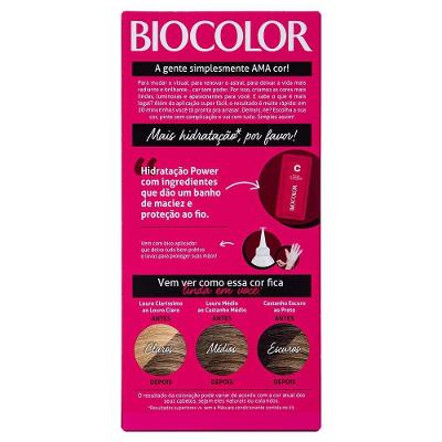 Mini Kit Tinta De Cabelo Biocolor Louro Arraso 7.0