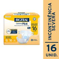Fralda Adulto Bigfral Dermaplus G 16 Unidades - 1