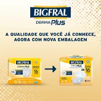 Fralda Adulto Bigfral Dermaplus G 16 Unidades - 3