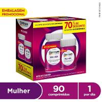 Kit Centrum Mulher Multivitamínico De A A Zinco Com Vitaminas E Minerais Com 30+60 Comprimidos - 1