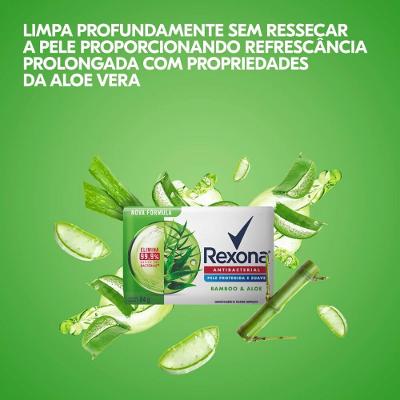 Sabonete Em Barra Rexona Antibacterial Bamboo E Aloe Vera 84g